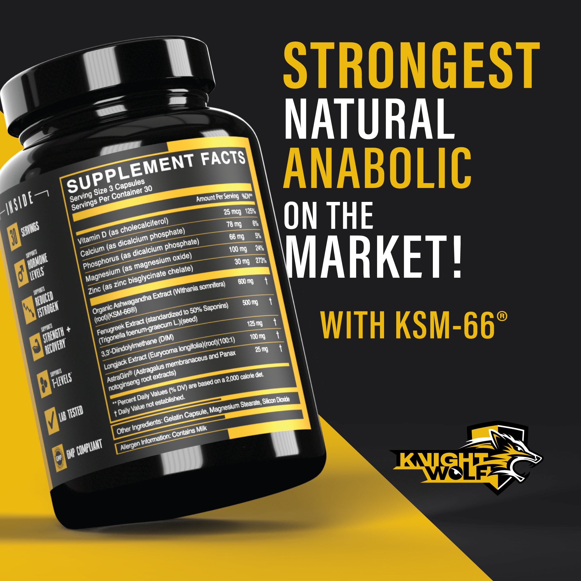 Natural Anabolic with KSM-66®