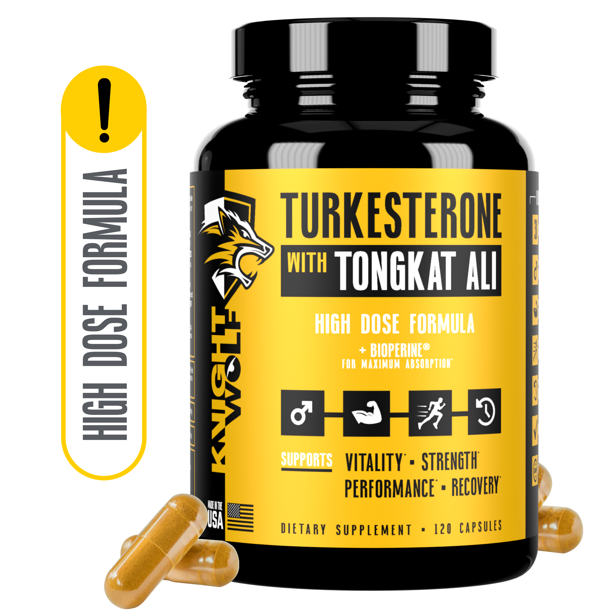 3 Bottles of Turkesterone with Tongkat Ali